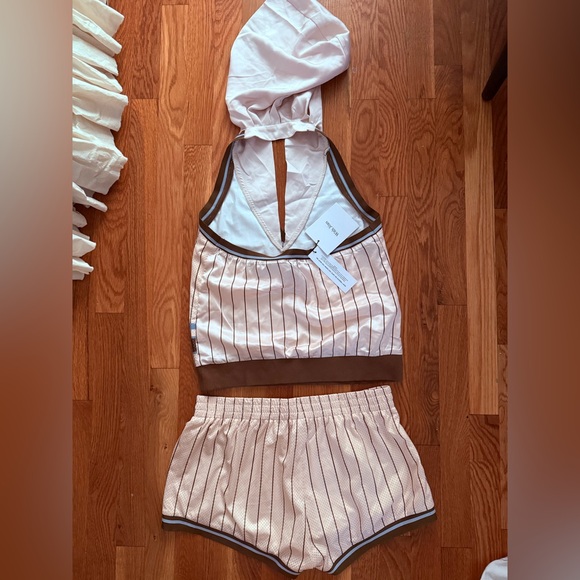 With jean mickey top and shorts set size M - Picture 5 of 6